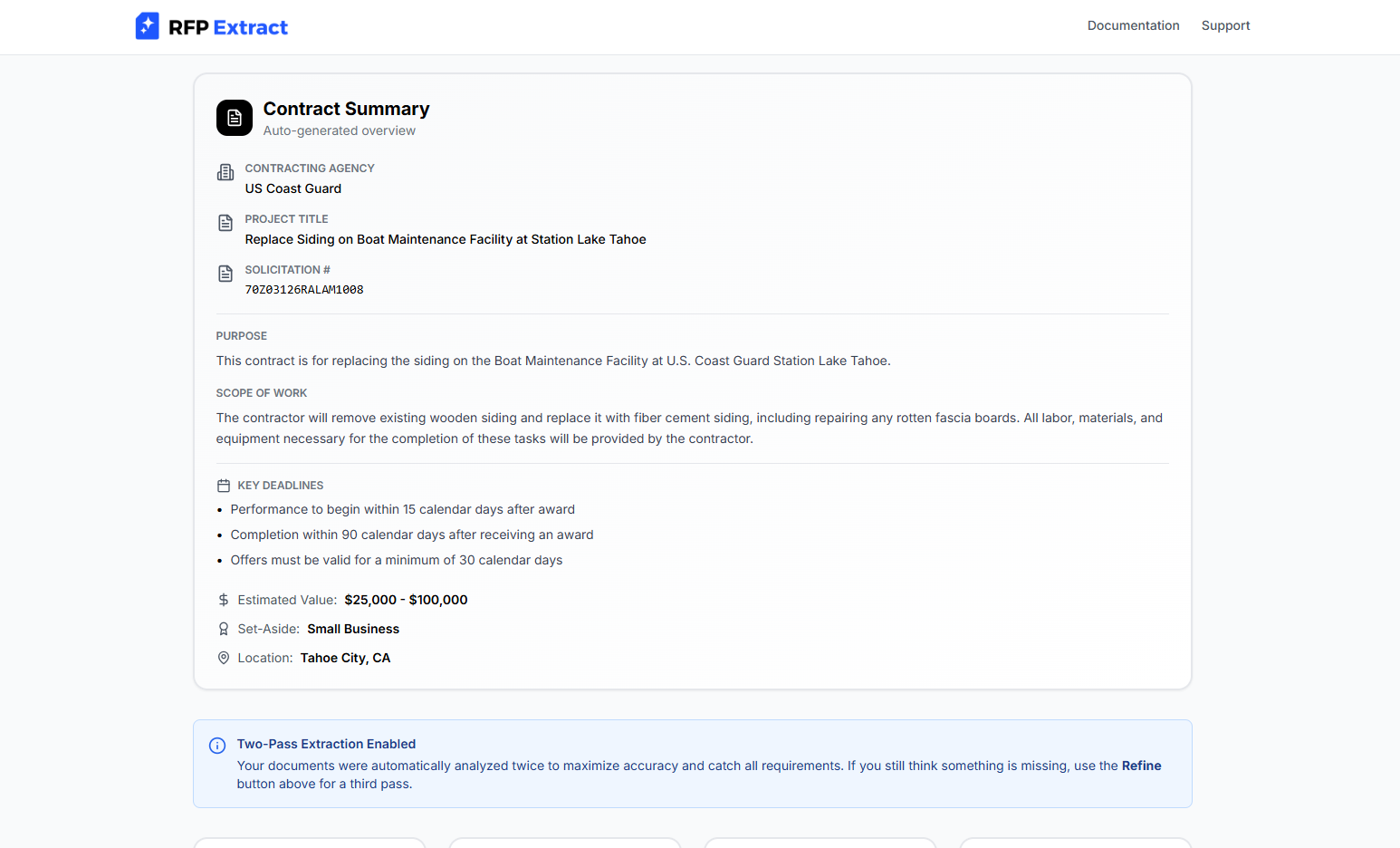 Compliance Matrix Generation